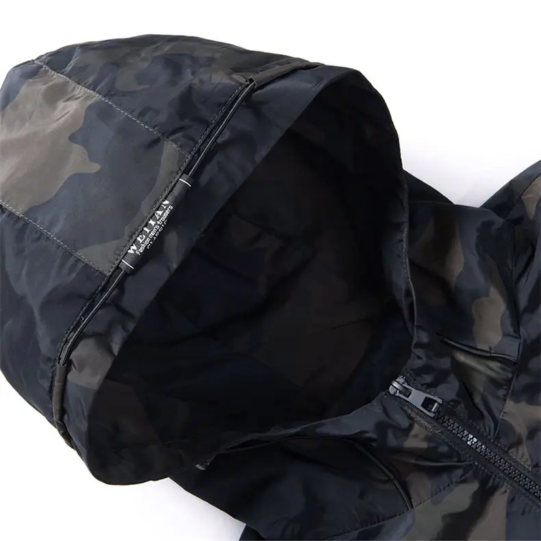 MuLS 2019 Hooded Jackets Men Autumn Ugly Camouflage Jacket Coats Water-Resistant Spring Lightweight Male Outwear Mens Size M-4XL 7