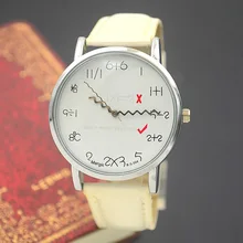 Mode Montre-Bracelet Fille Femme Unisexe Dame Enfants Mignon Drôle Arithmétique Montre-Bracelet Heure Prix de Gros de Bonne Qualité