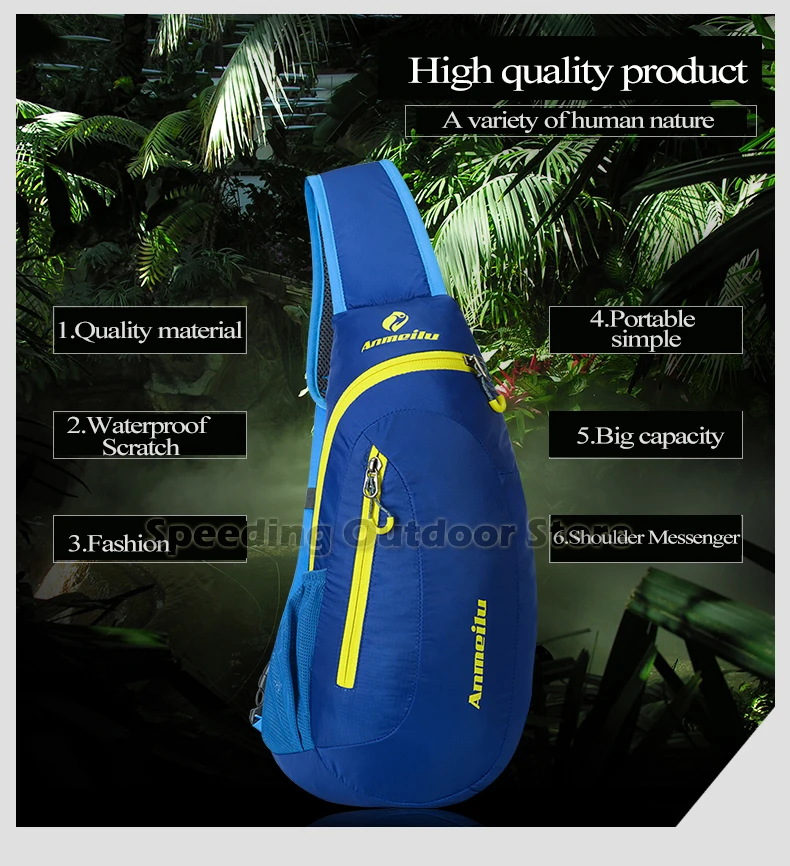 Excellent ANMEILU Bike Bag Bicycle Bag 8L Nylon Men Women Outdoor Sport Cycling Backpack Running Gym Fitness Climbing Rucksack Chest Pack 1 Excellent ANMEILU Bike Bag Bicycle Bag 8L Nylon Men Women Outdoor Sport Cycling Backpack Running Gym Fitness Climbing Rucksack Chest Pack 1
