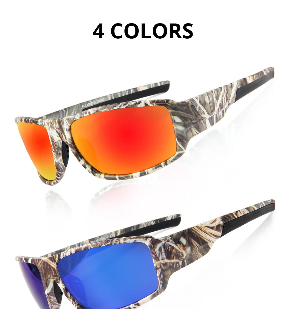 Queshark камуфляжные поляризационные походные солнцезащитные очки Uv400 для велоспорта, вождения велосипеда, тактические очки, камуфляжные очки для рыбалки, спортивные очки