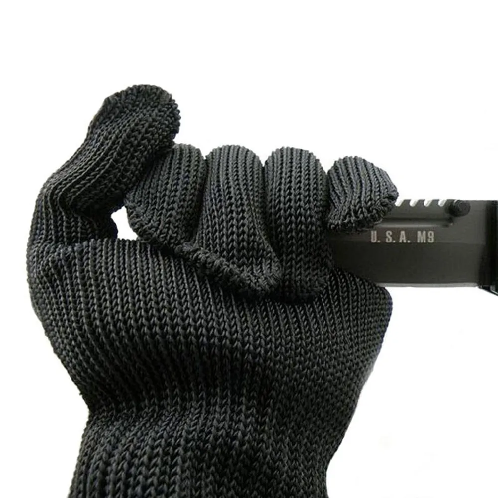2 пара защитные перчатки доказательство Protect Проволока из нержавеющей стали защитные перчатки с Металлической Сетки Мясник анти-резки