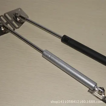 

The cabinet turns over the hydraulic support rod,