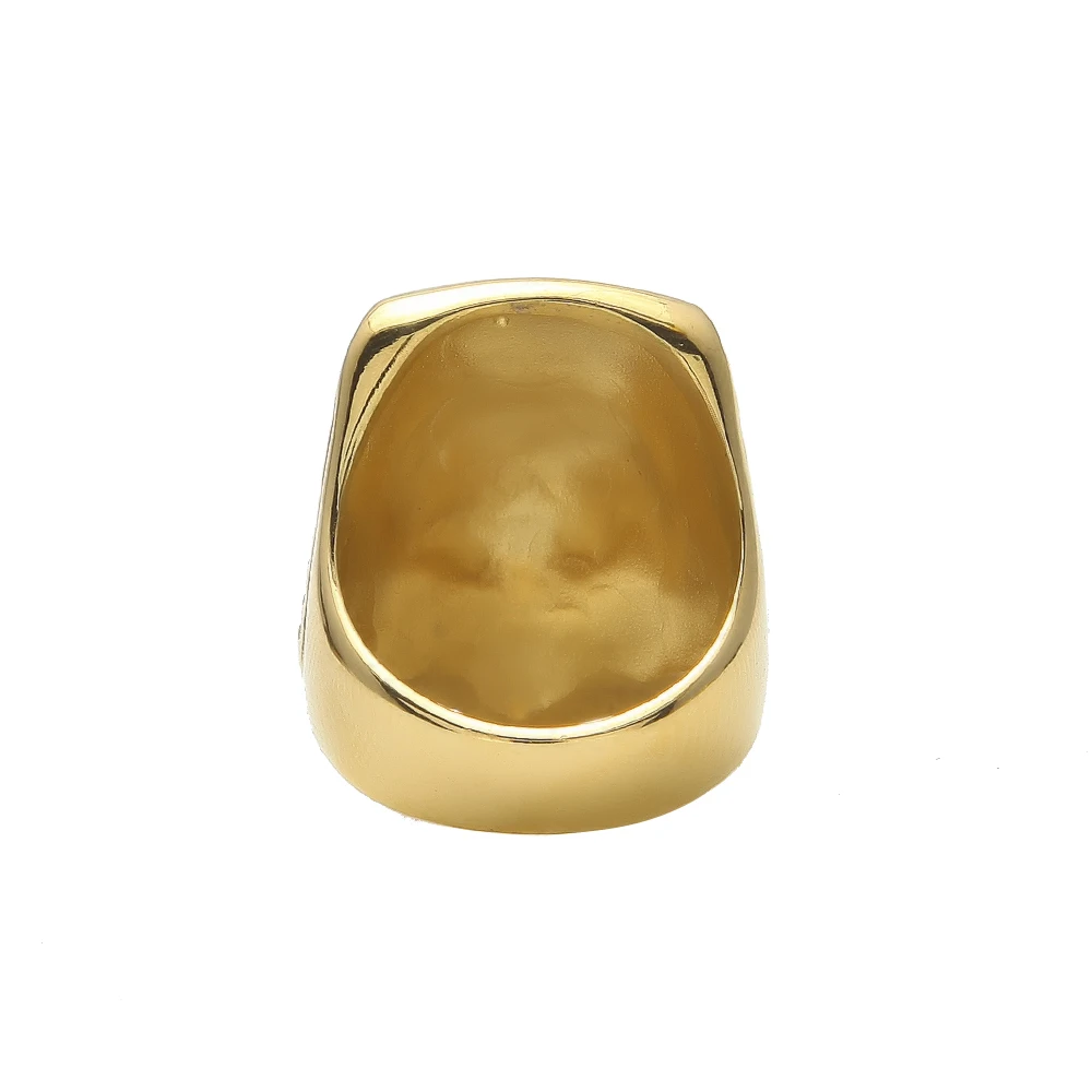 Золотое мужское Золотое кольцо с головой льва дизайн 316L из нержавеющей стали мужское кольцо байкер мужские ювелирные изделия