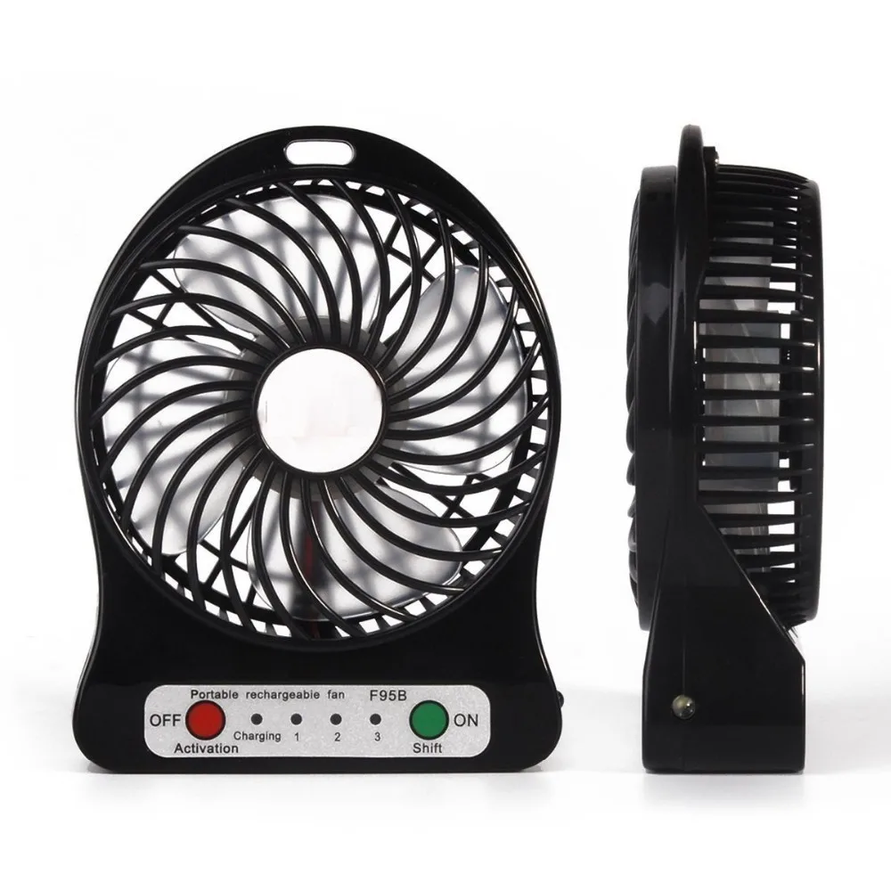 Home Appliance USB Mini Fan Portable Electric Fans LED Portable