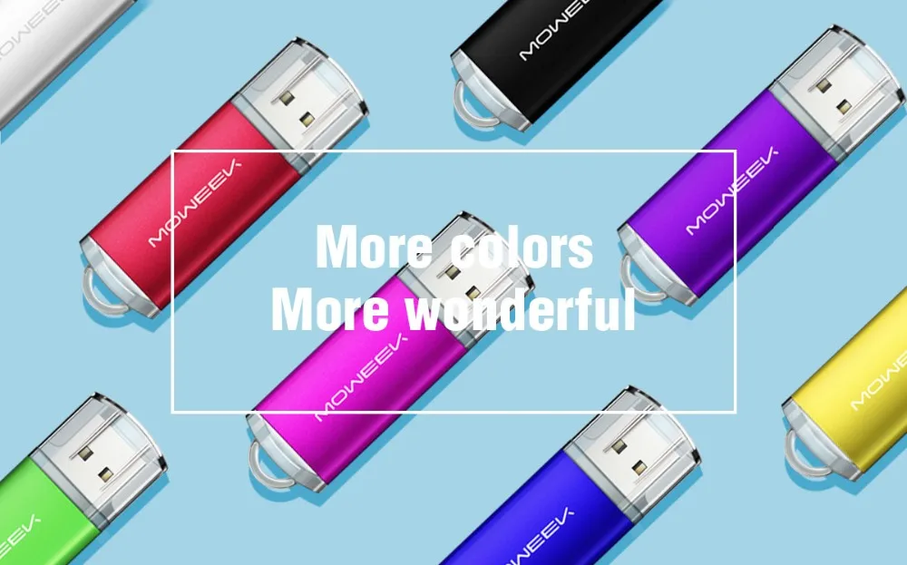 Moweek мини USB флеш-накопитель 64 ГБ флеш-накопитель 32 Гб USB флешка 128 ГБ 16 ГБ 8 ГБ 4g Флешка реальная емкость флеш-диск USB 2,0 oem пользовательский логотип