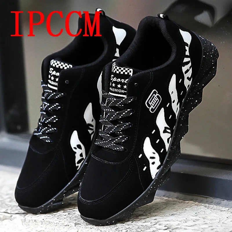 Spring new sports men's shoes lace-up Korean version contrast color tide student canvas men comfortable single | Обувь