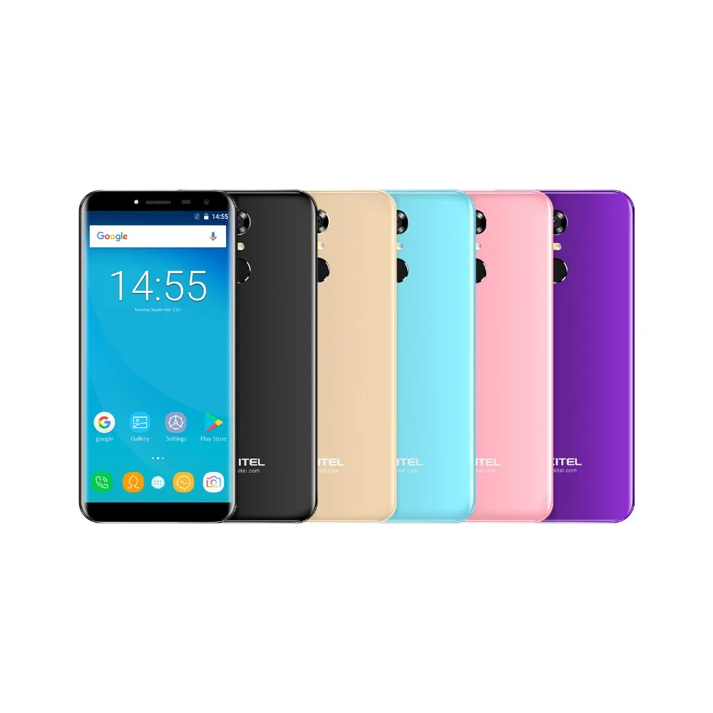CLEARANCE Oukitel C8 5.5 inch 18:9 Mobile Phone MTK6580A Quad Core 2GB RAM 16GB ROM 13MP Android 7.0 3000mAh Touch ID Smartphone
