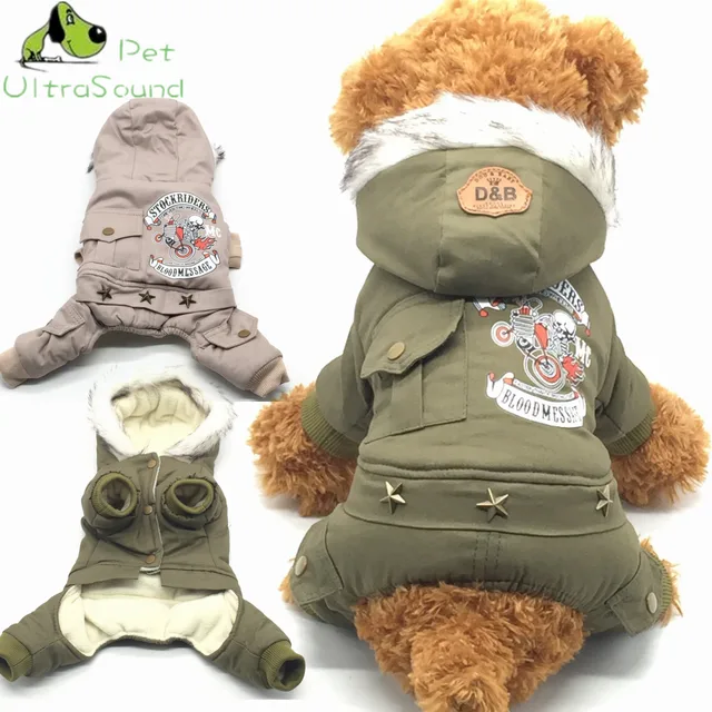 New Cotton Pet Dog Cat Lettera Stampata Costume Caldo Inverno Cani vestiti Cappo New Cotton Pet Dog Cat Lettera Stampata Costume Caldo Inverno Cani vestiti Cappo