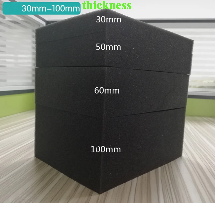 Hot sale long size one piece 520 x 290 x 50 mm pre-cut foam with high density top tool chest