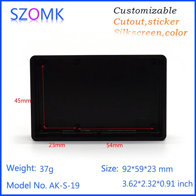 plastic enclosure for electronics control box szomk diy enclosure junction box plastic housing small abs instrument enclosure distribution box black plastic box enclosure electronics case   (11).jpg