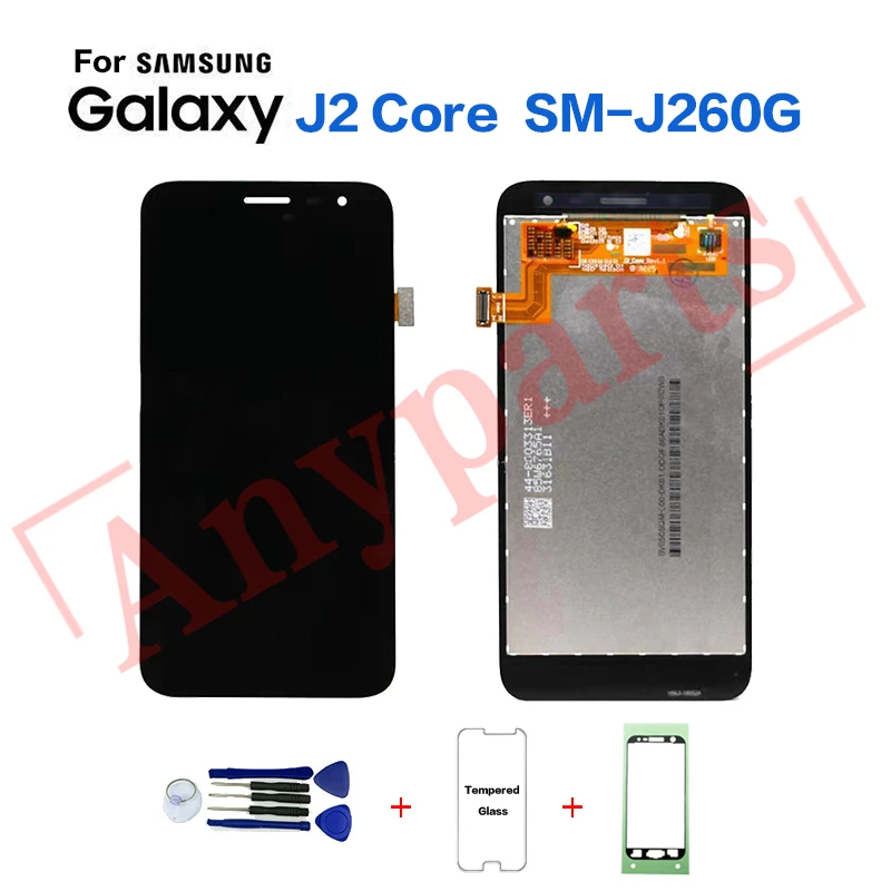 Дешево Оригинальный Для samsung J260 SM J260 дисплей ЖК экран Замена для samsung J2 Core SM J260G J260F J260FN ЖК экран