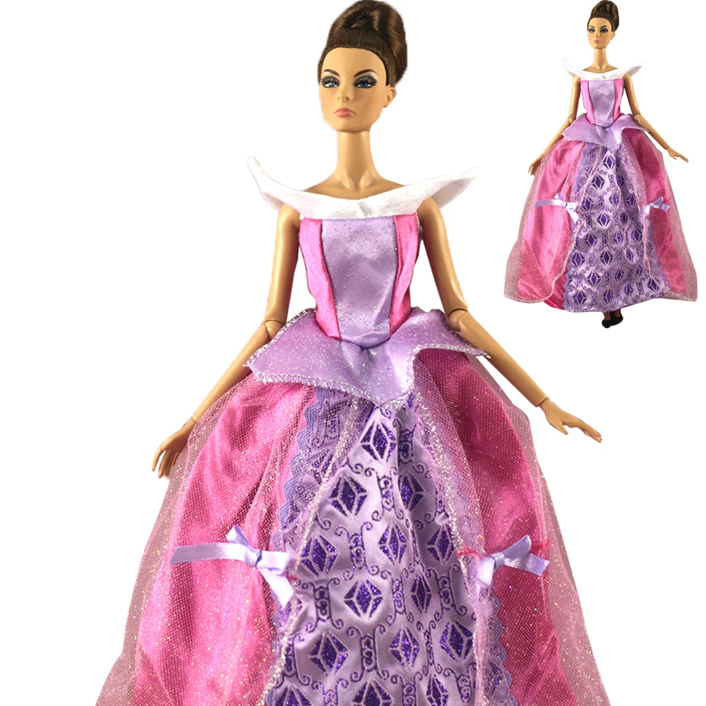 

NK Princess Doll Dress Fairy Tales Gown Cosplay Clothes Outfit For Barbie Doll Accessories Toys DIY Movie Wizard Dress 104A