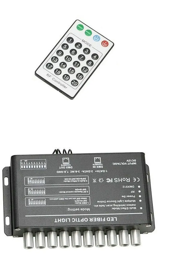 10 отверстий 5 Вт 24Key RF пульт дистанционного управления метеоритный эффект