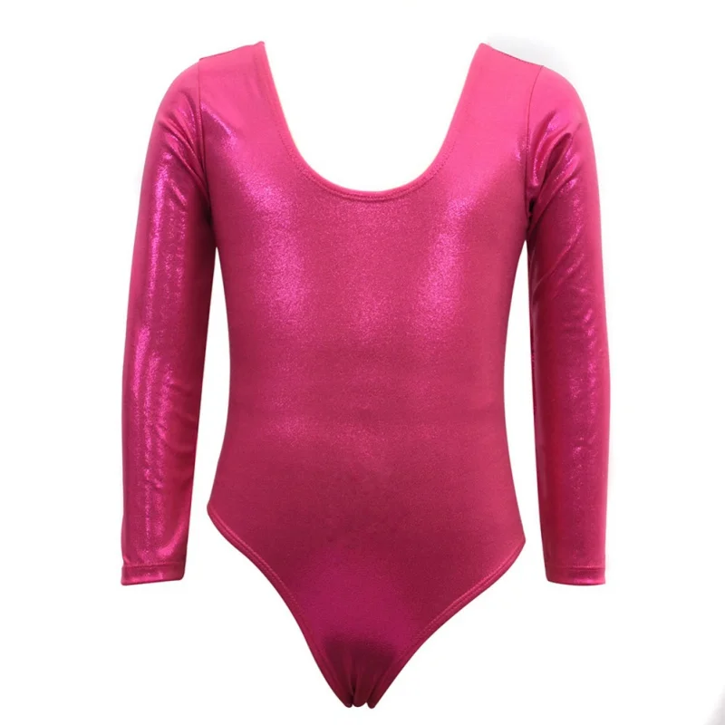 

Hot!! New Toddler Girls Dance Leotards Dress Radium Color Long Sleeves Ballet Gymnastics For Girl Dance Wear Bodysuit Rn