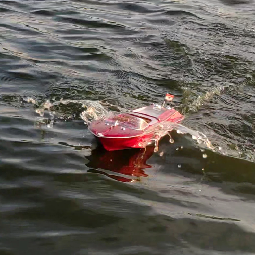 Flytec_V001 25KMH_High Speed_RC_Boat Remote_Control Racing_Speedboat_11