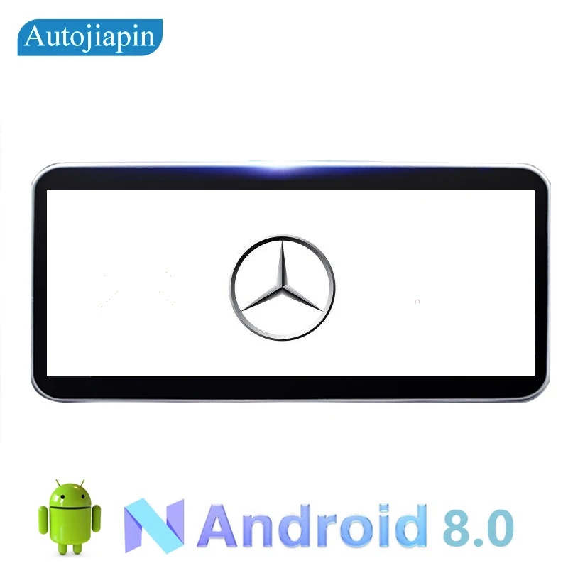 AUTOJIAPIN 10 25 &quotВосьмиядерный Android 8 0 2G ram 1024*600 Автомобильный gps навигация для Mercedes Benz
