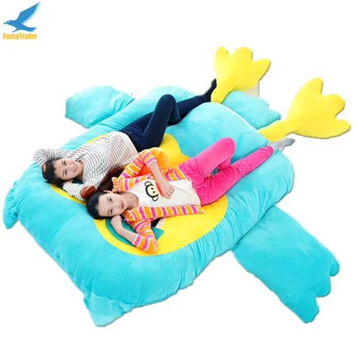 Fancytrader Giant Plush Soft Stuffed Owl Sofa Bed Beanba Sleeping Bed Mattress 2 Colors, Nice Gift FT90901 (3)