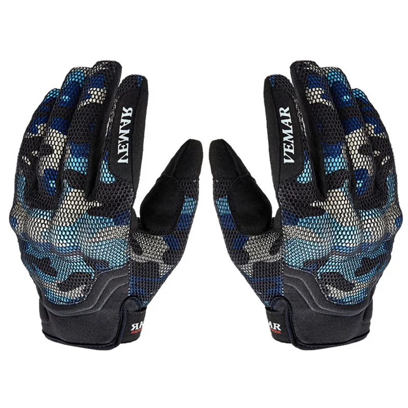 Новые мужские камуфляжные Мотоциклетные Перчатки Guantes Luvas мотоэкипировка