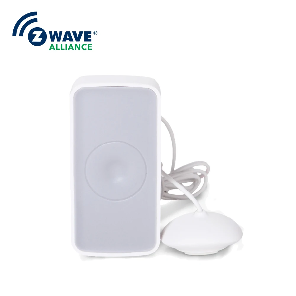 Long Range Water Alarm Detector APP Notification Smart Home Automation Zwave Ground Water Leak Detection System