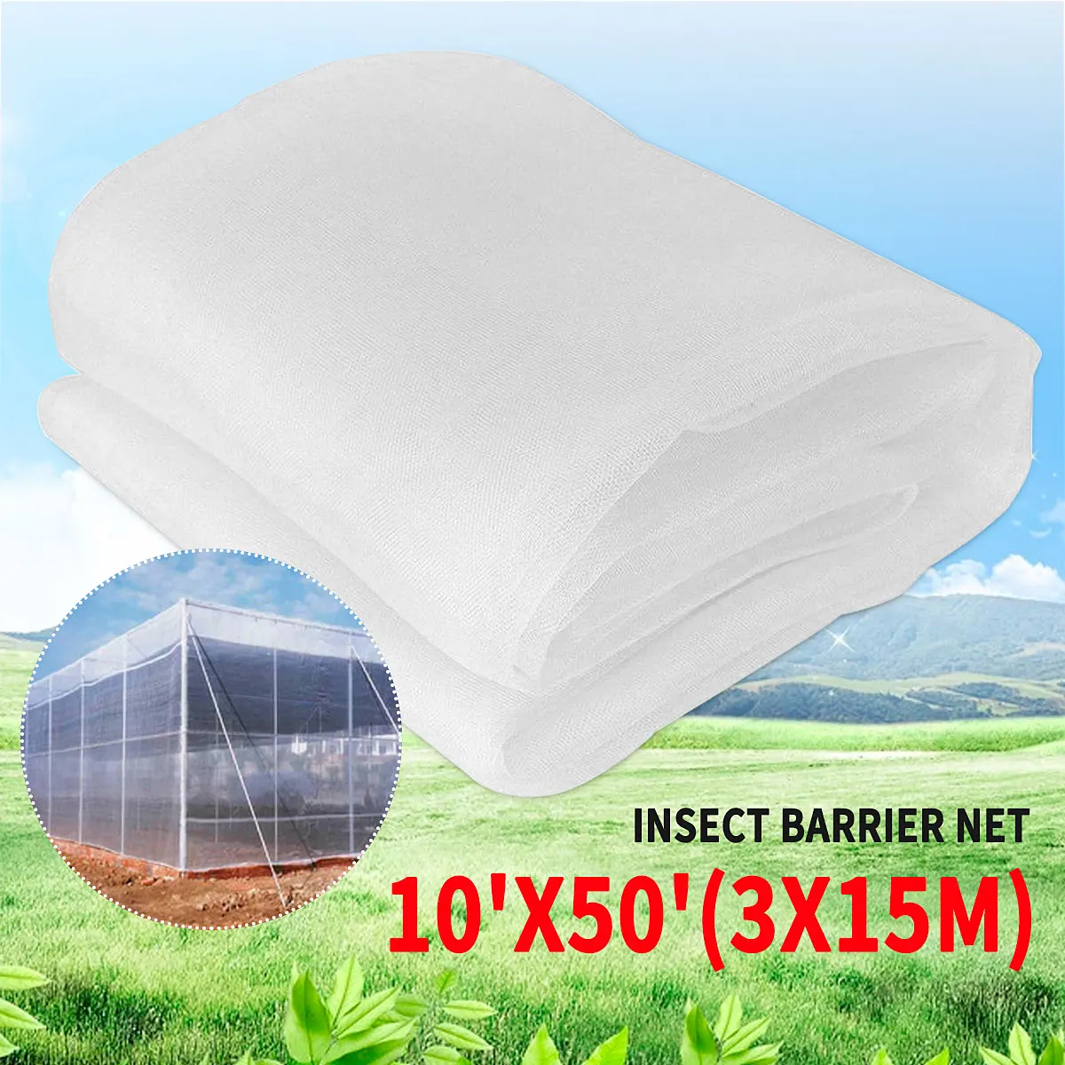 

3x15m Anti Bird Net Pond Netting Protection Orchard Garden Farm Crop Plant Crops Fruit Tree Vegetable Flower Garden Mesh Protect