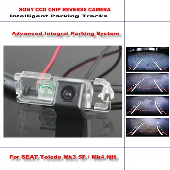 

Car Back Up Camera For SEAT Toledo Mk3 5P Mk4 NH Rearview Parking Reverse Camera Dynamic Guidance Tragectory 860 * 576 Pixels