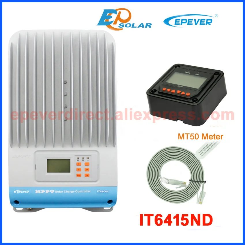 

60A MPPT solar controller with MT50 remote meter two colors options EPsolar EPEVER IT6415ND 60amps 48v