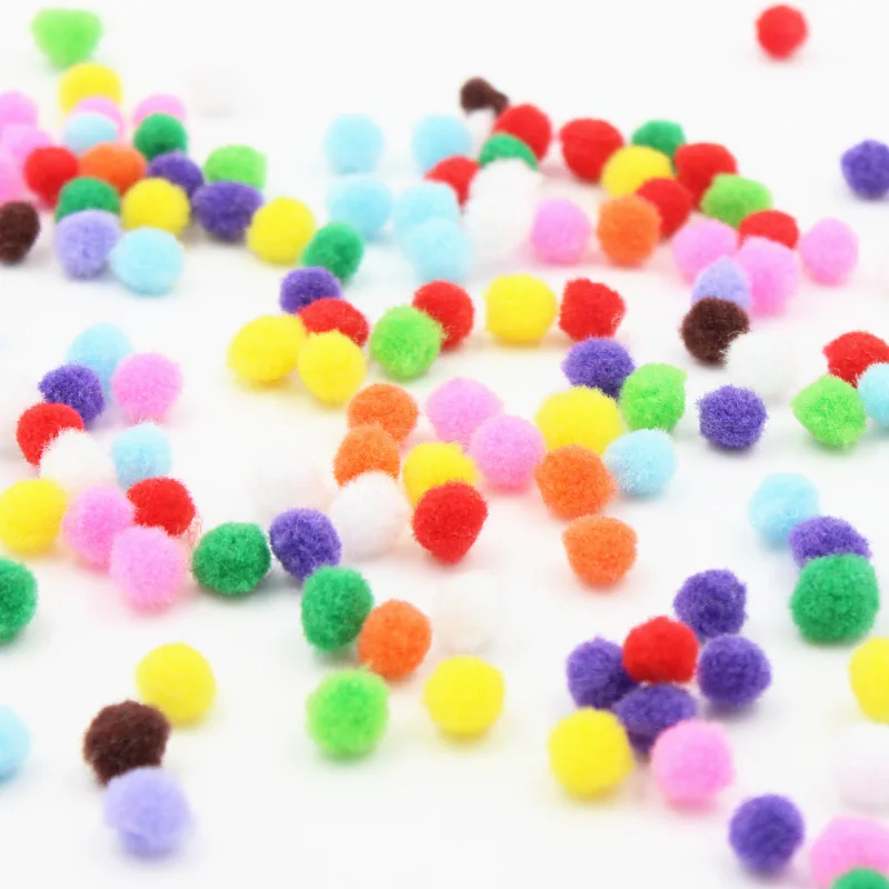 500PCS Christmas hat decoration wool ball Children's educational toys