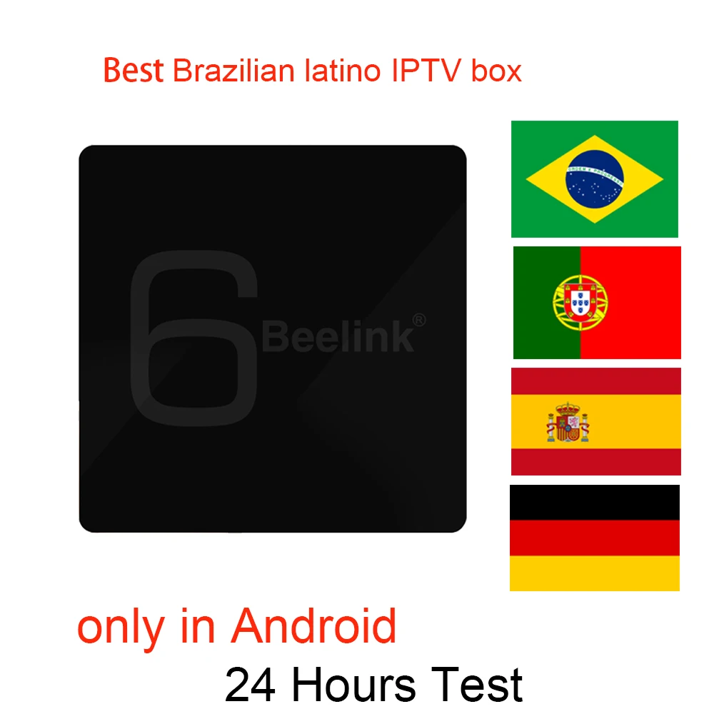 

Beelink GS1 Allwinner H6 2GB/16GB Android 7.1 tv box with 1Y IPTV subscription 4500+ Live Spin Latin Portugal Brazil IPTV BOX