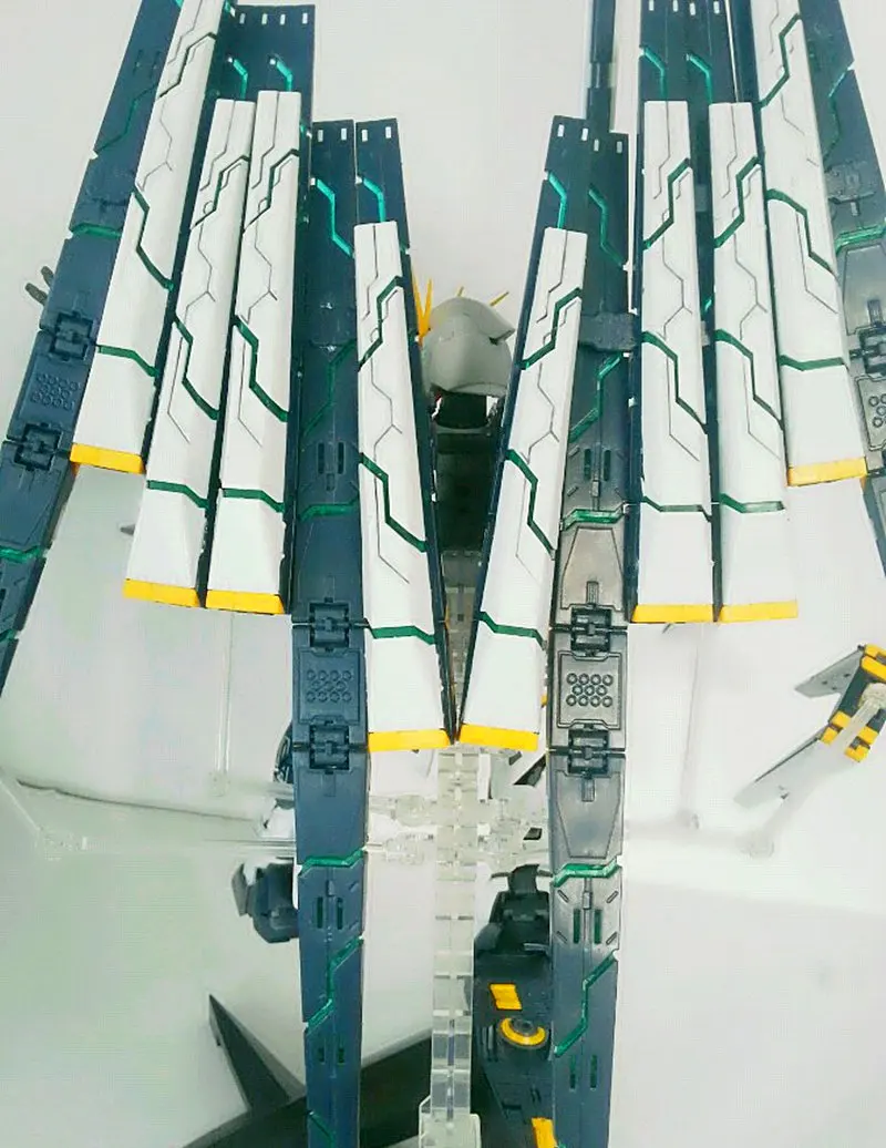 Двойная ребристая Воронка BTF изготовленная на заказ для Bandai MG 1/100 Nu v Gundam Ver.ka|united