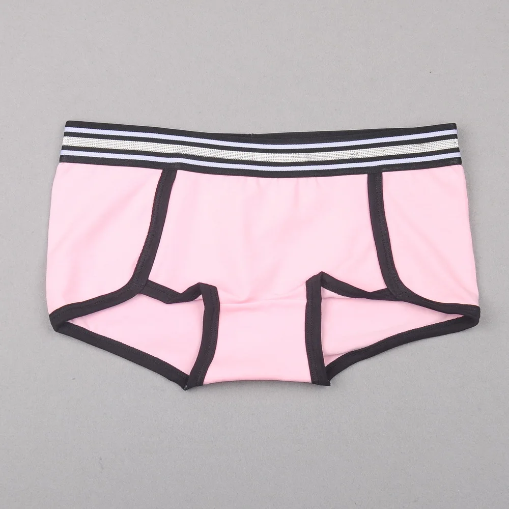 Women Pure Cotton Safety Underwear Stripes Bikini Pants Plus Size Boy Shorts Boxer Femme Briefs Panties Tanga Bragas Knickers XXL (14)