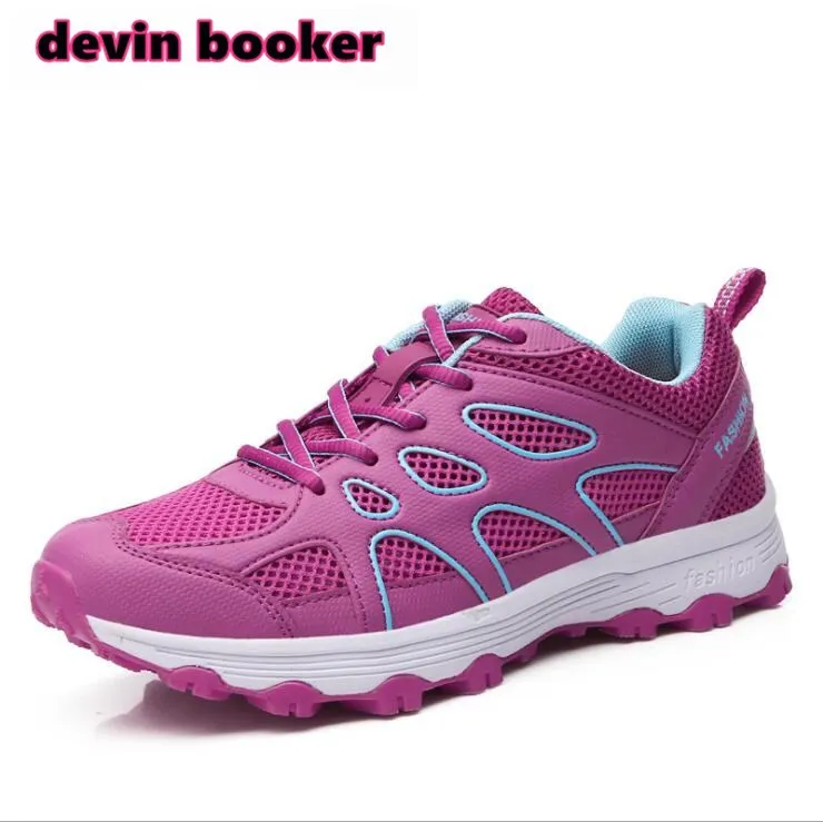 

New listing hot sale Spring and summer women net Breathable running shoes sports shoes DSLD17802