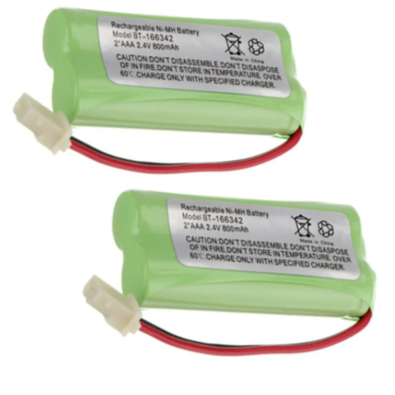 2 шт BT-166342 2,4 V 800 mAh ni-mh аккумуляторная батарея внутренняя батарея для беспроводного телефона BT-166342