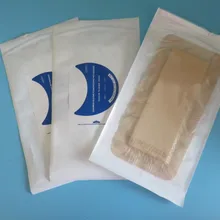 10 шт., 10 см* 20 см, Медицинские силиконовые пенопластовые повязки, впитывающие повязку, впитывающая повязка, облегчающая давление, паста, высокое качество, новинка, Подушечка для ухода за раной