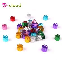 Из Металла Волосы Заплетены страх Dreadlock Бусы Корона выдалбливают Дизайн Регулируемая волос манжеты клипы кольцо трубки смешанный Ювелирные изделия