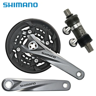 Shimano Acera FC-M3000-8 40X30X22x170 мм 3X9 s Octalink Chainguard - Цвет: 4