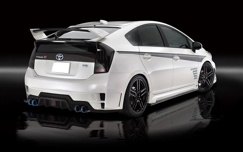 FRP бампер для Toyota Prius ZVW30 RR GT 08 '. 05 ~ 11'. 11 TMK стиль кузова Комплект Задний