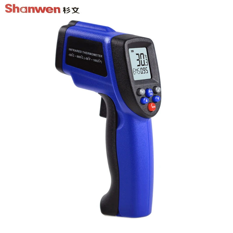 

-50~900 Degrees Digital Thermometer Non-Contact Laser IR Infrared Electronic Professional Temperature Tester