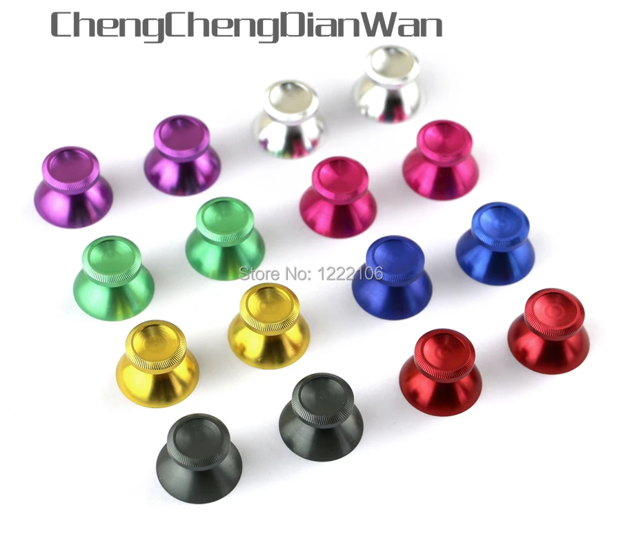 ChengChengDianWan 100 шт. = 50 пар Алюминиевый металлический 3D джойстик Крышка для большого
