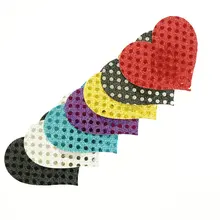 10 пар/лот, одноразовые чехлы для сосков, атласные, невидимые, грудь, сердце, сексуальная лента, палочка на бюстгальтере, подушечка для бюстгальтера, Pastie. Интимные аксессуары, соска