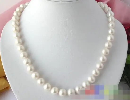 

song voge gem nanJ0418 WHITE ROUND FRESHWATER CULTURED PEARL NECKLACE