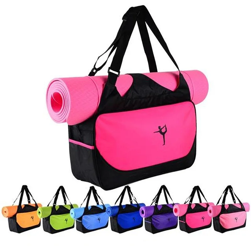 Large Yoga Sport Bag Clothes Backpack Men Women Shoulder Waterproof Yoga Pilates Mat Case Bag Carriers Gym Without Mat