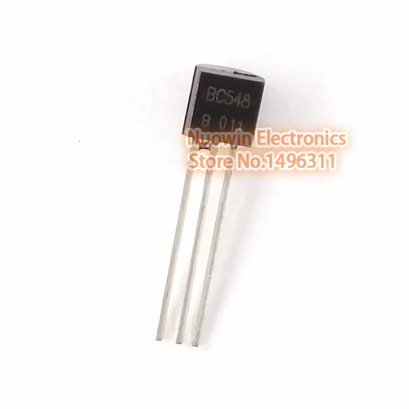 

100pcs BC548 0.1A 30V NPN in-line triode transistor TO-92