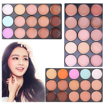 

GLAMAR 15 color High-end concealer palette shimmer and matte Watrproof eyeshadow long lasting pigment face makeup