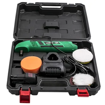 

1.3AH 12 Volt Li-Ion battery MINI polisher machine with 80 mm x 4 type Plates and case box