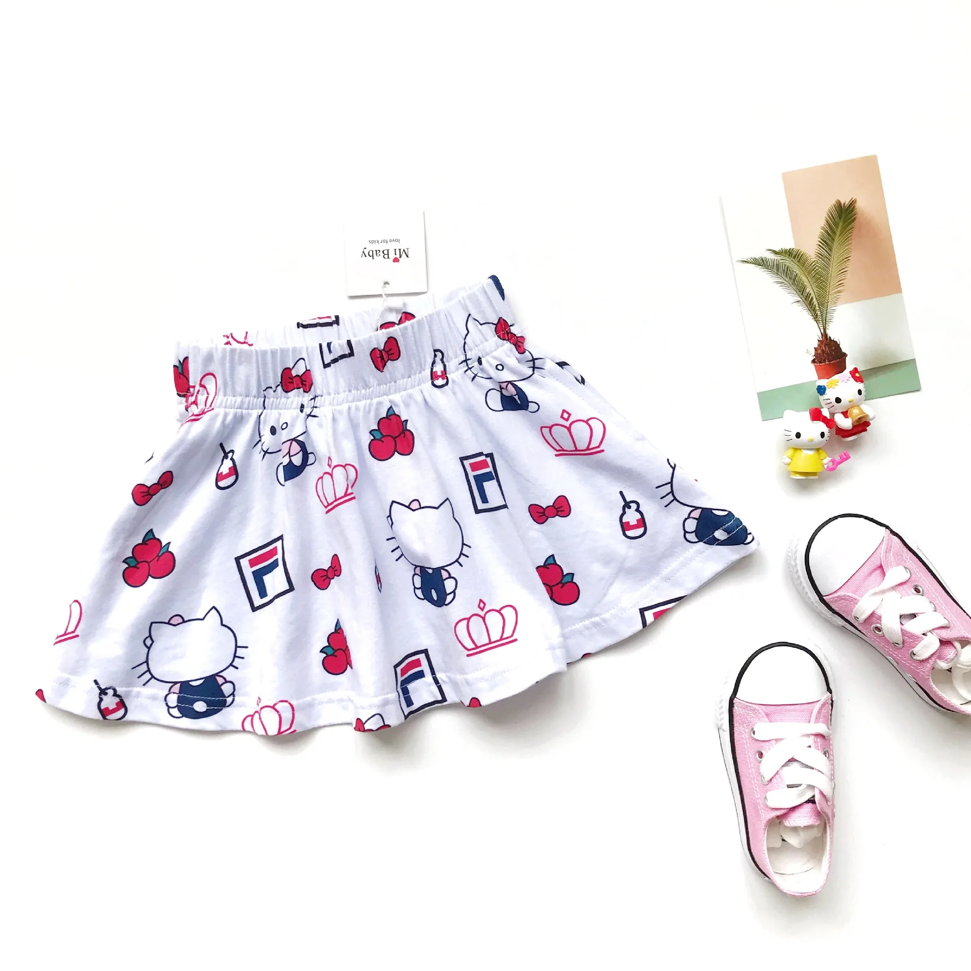 

girl baby cotton cute cartoon skirt printed girls skirts kids girl clothing little girl clothes rainbow tutu kids skirts