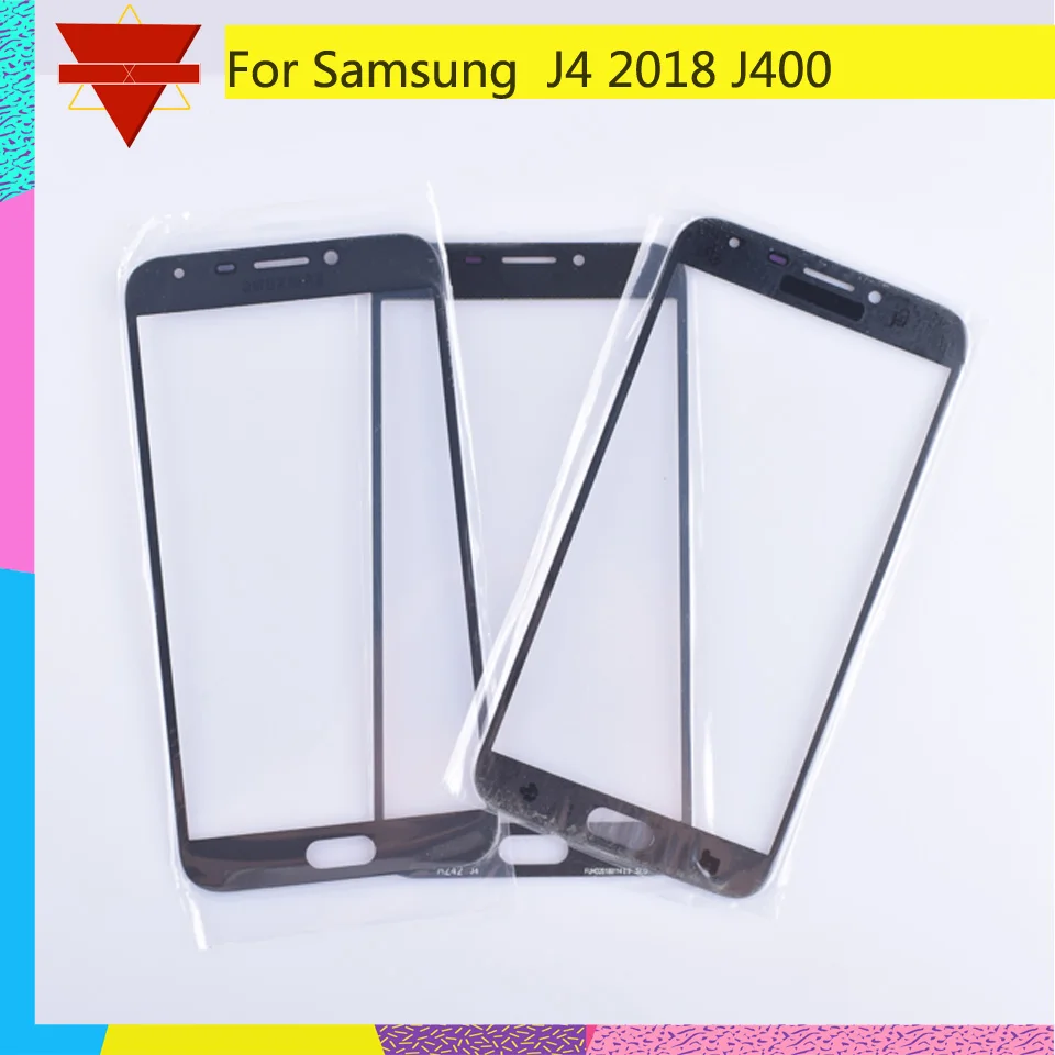 10 шт./лот для samsung Galaxy J4 J400 SM-J400F J400F/DS J400G/DS J400G сенсорный экран передний внешний стеклянный сенсорный экран объектива