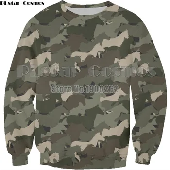 

Camouflage Horse Hoodies Men 3D Printed Streetwear Pullover Camouflaged Horse Hoodie Unisex Long Sleeve Sweatshirt Hoodied Tee3