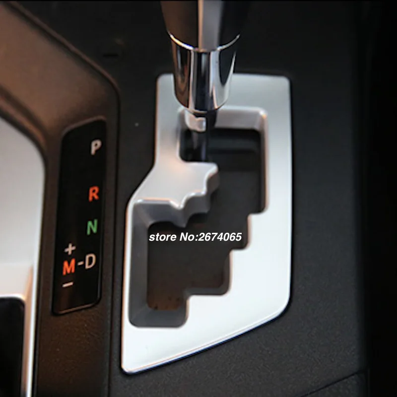 Хромированный АБС пластик для Toyota RAV 4 RAV4 2016 2017 крышка панели переключения передач