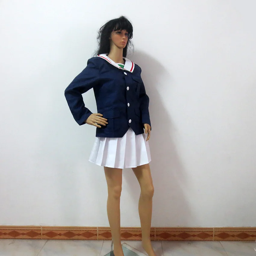 Для девочек унд панзер Yukari Akiyama Oarai префектура школьная форма для хеллоуина