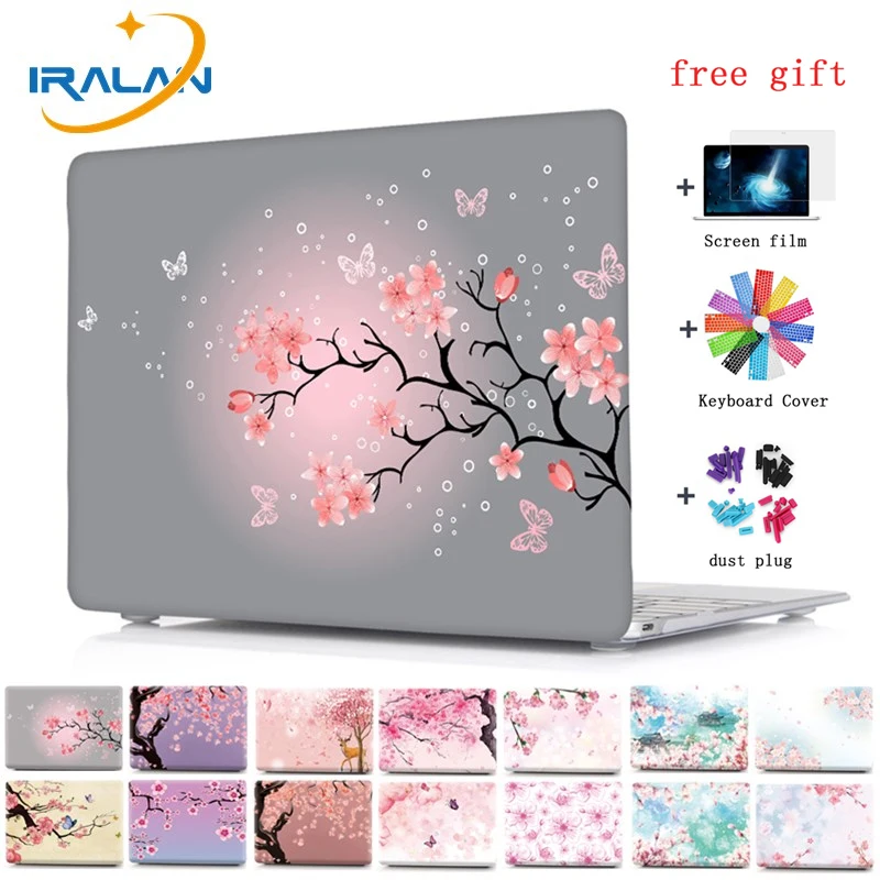 

Print Cherry Blossoms Laptop Case For MacBook Air Pro Retina 11 11.6 12 New 13.3 A1932 Pro 13 15 Touch Bar A1706 A1707 Cover